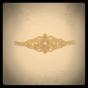 Wedding dress sash NWOT
